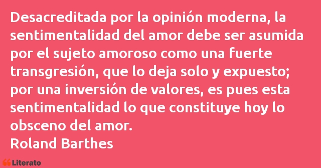 Frases de Roland Barthes