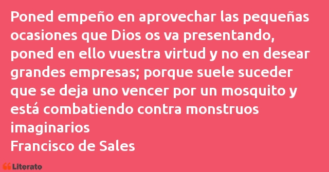 Frases de Francisco de Sales