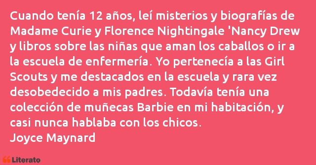 Frases de Joyce Maynard