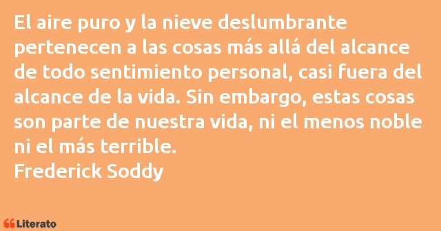 Frases de Frederick Soddy