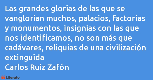 Frases de Carlos Ruiz Zafón