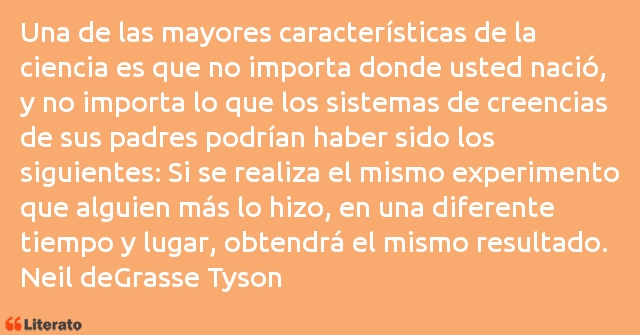 Frases de Neil deGrasse Tyson