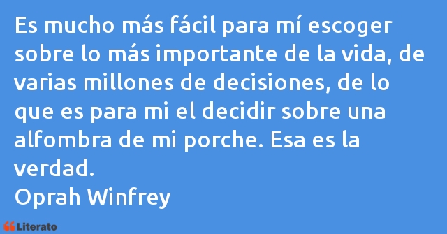 Frases de Oprah Winfrey