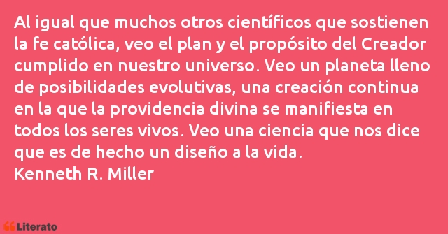 Frases de Kenneth R. Miller