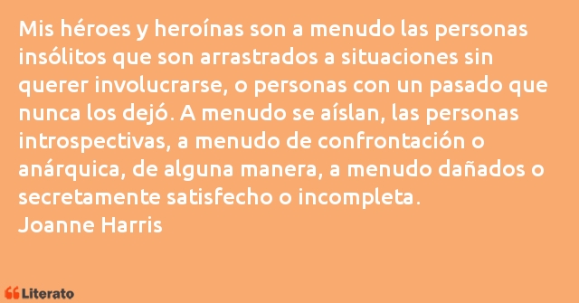 Frases de Joanne Harris