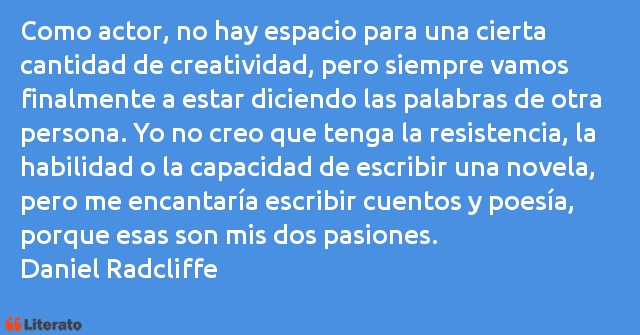 Frases de Daniel Radcliffe