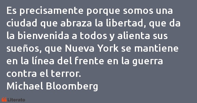 Frases de Michael Bloomberg