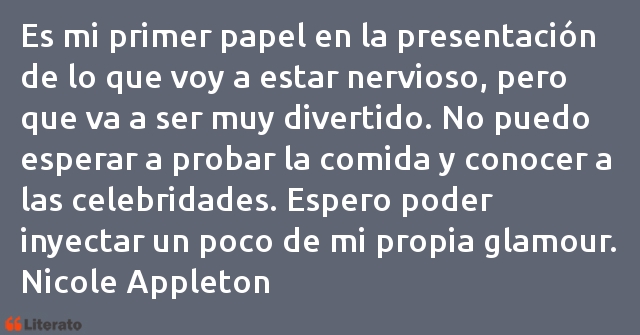 Frases de Nicole Appleton