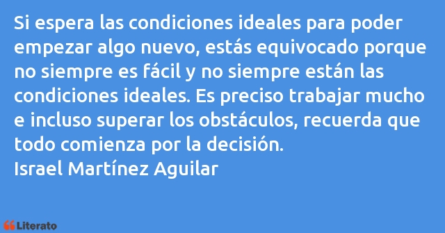 Frases de Israel Martínez Aguilar