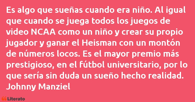 Frases de Johnny Manziel