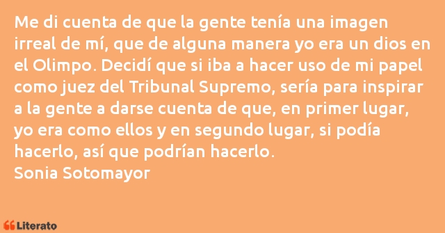 Frases de Sonia Sotomayor