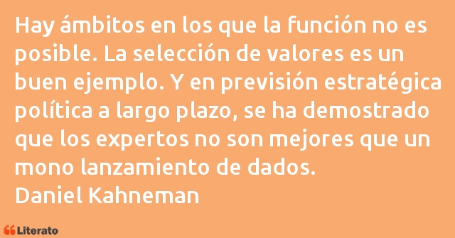 Frases de Daniel Kahneman