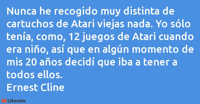 Frases de Ernest Cline
