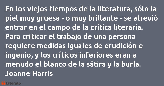 Frases de Joanne Harris