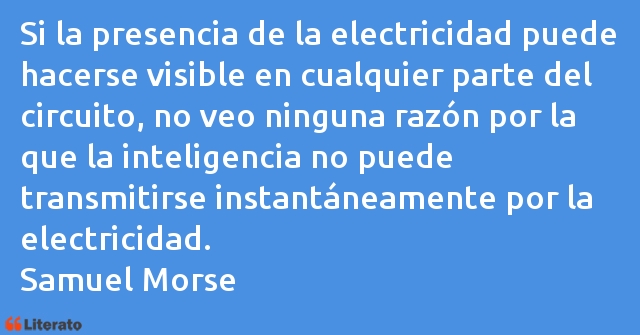 Frases de Samuel Morse