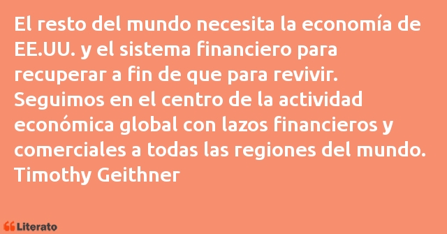 Frases de Timothy Geithner