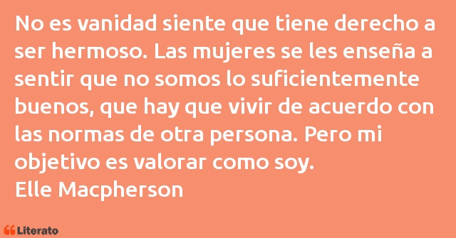 Frases de Elle Macpherson