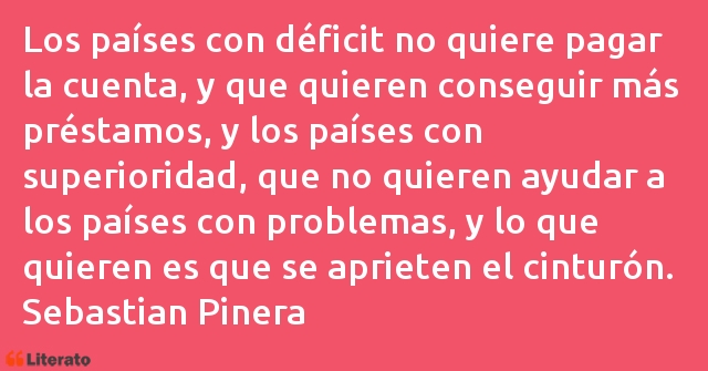 Frases de Sebastian Pinera