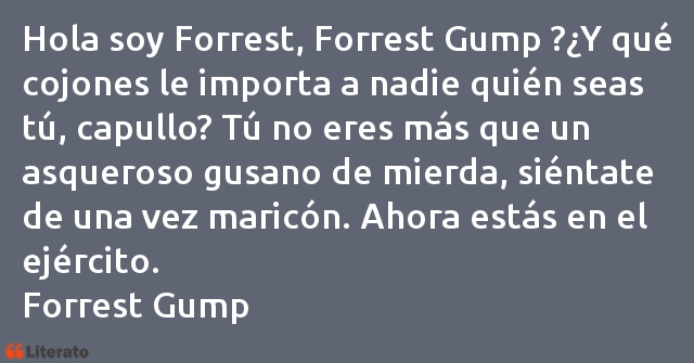 Frases de Forrest Gump