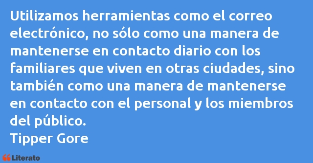 Frases de Tipper Gore