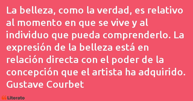 Frases de Gustave Courbet