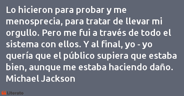 Frases de Michael Jackson