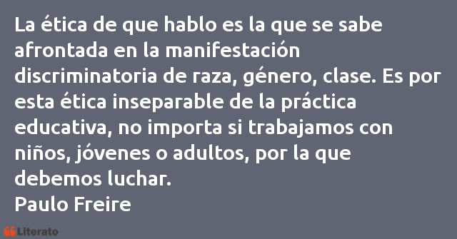 Frases de Paulo Freire