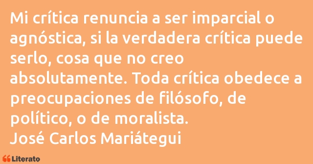 Frases de José Carlos Mariátegui