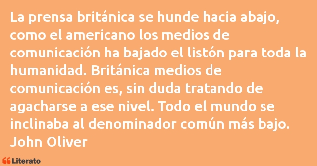 Frases de John Oliver