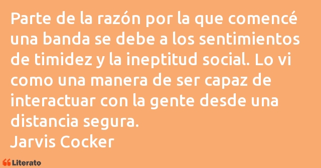 Frases de Jarvis Cocker