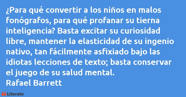 Frases de Rafael Barrett