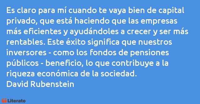 Frases de David Rubenstein