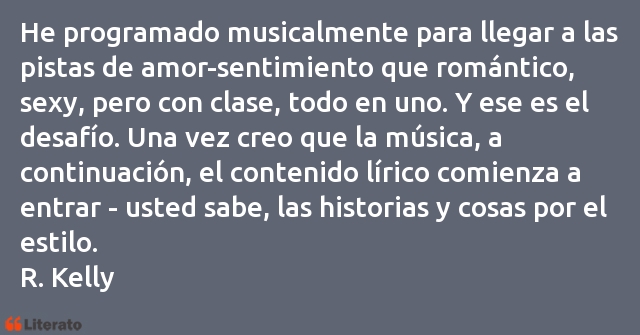 Frases de R. Kelly