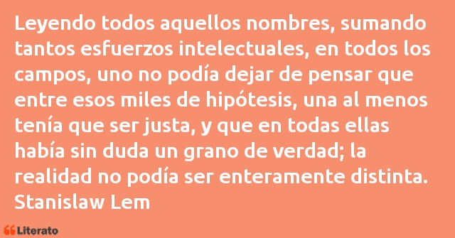 Frases de Stanisław Lem