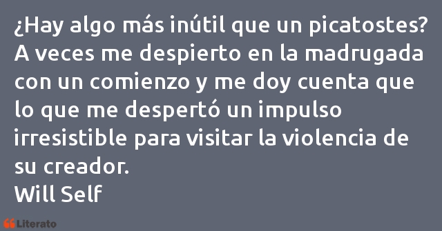 Frases de Will Self