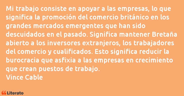 Frases de Vince Cable