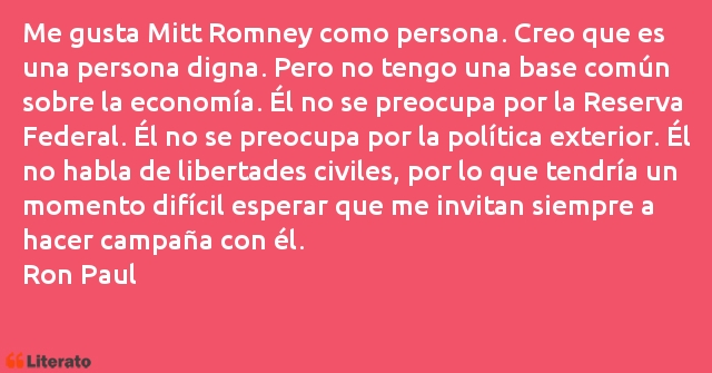 Frases de Ron Paul