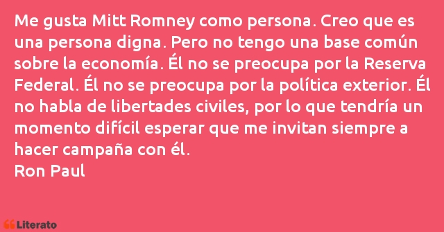 Frases de Ron Paul