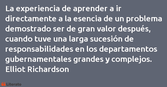 Frases de Elliot Richardson