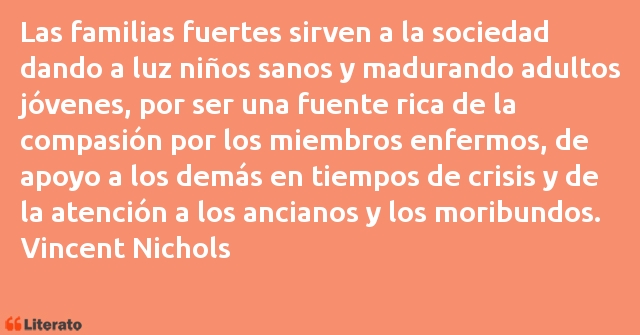 Frases de Vincent Nichols