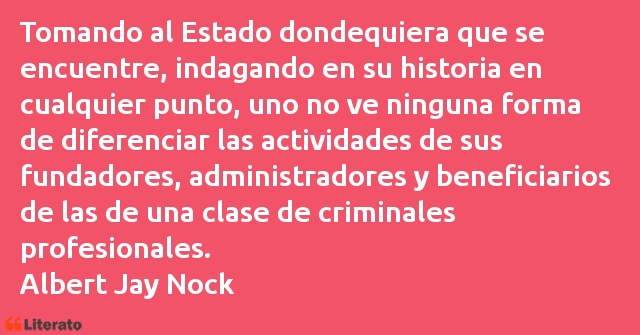 Frases de Albert Jay Nock