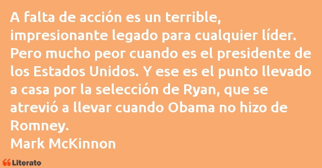 Frases de Mark McKinnon