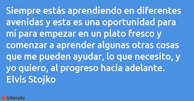 Frases de Elvis Stojko