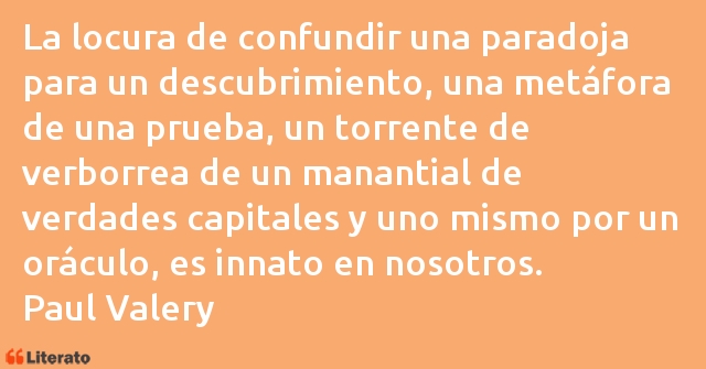 Frases de Paul Valery