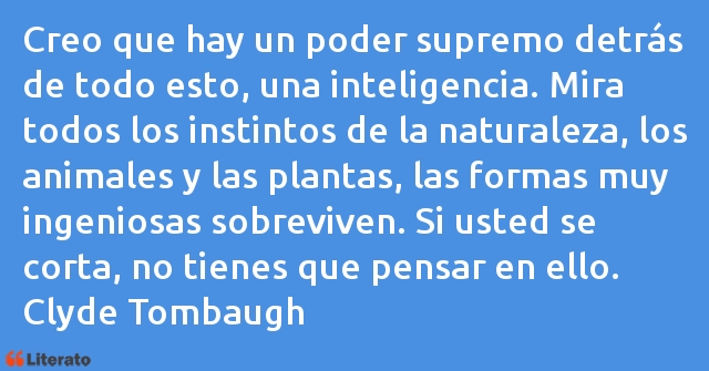 Frases de Clyde Tombaugh