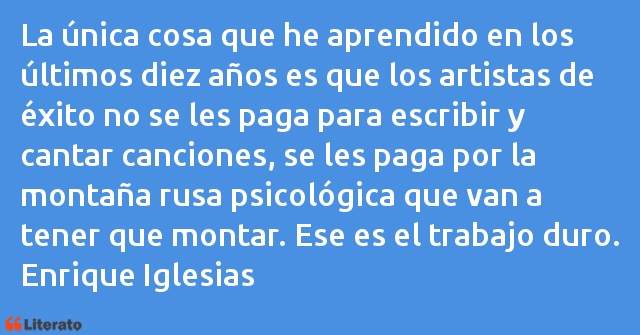 Frases de Enrique Iglesias