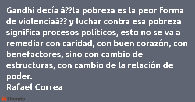 Frases de Rafael Correa