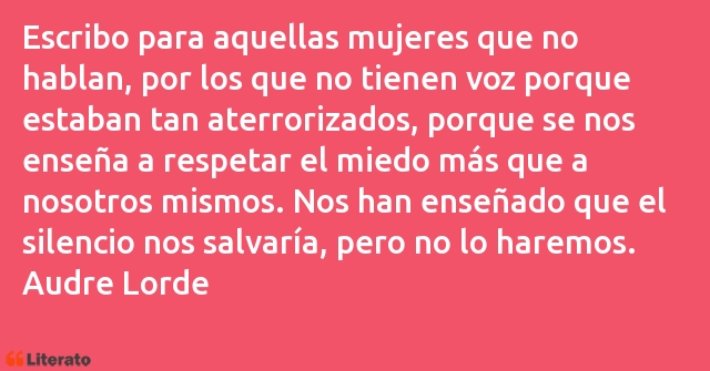 Frases de Audre Lorde