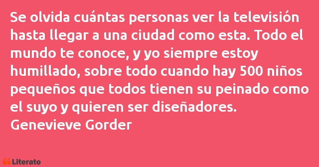 Frases de Genevieve Gorder
