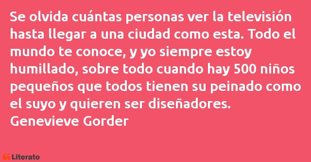 Frases de Genevieve Gorder